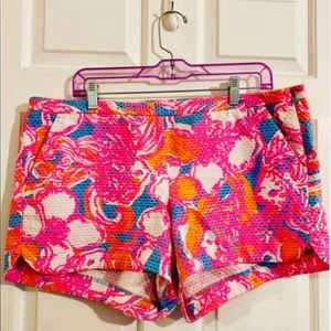 Lilly Pulitzer Size 12 Adie Shorts Feeling Tanked